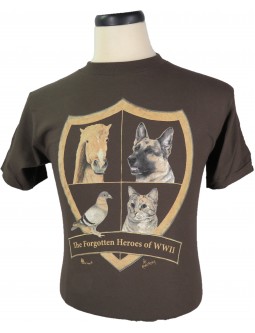 T-Shirt The Forgotten Heroes: WWII Heroic Animals Of T-Shirts
