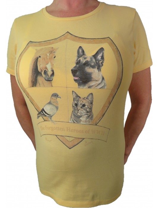 Women’s T-Shirt Forgotten Heroes: WW2 Heroic Animals T-shirts