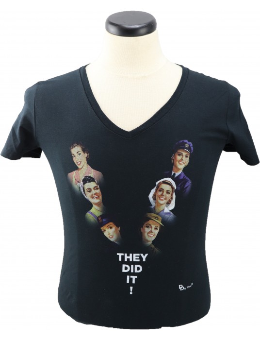 Armed Forces Ladies T-Shirt: Women Of WW2 Heroines’ T-shirts!