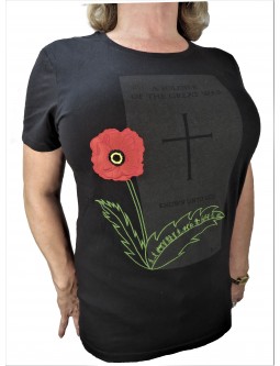Embroidered Ladies T-Shirt With Grave Of An Unknown Soldier!