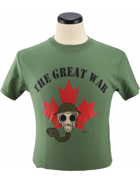 T-Shirt The Great War: Shop For Canadian WW1 Cotton T-shirts!