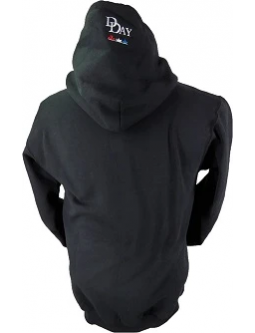 Hoodie Sweatshirts Full-Zip With 2-Colour Hood Made In Canada