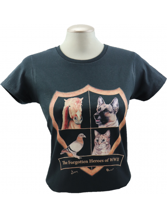Women’s T-Shirt Forgotten Heroes: WW2 Heroic Animals T-shirts